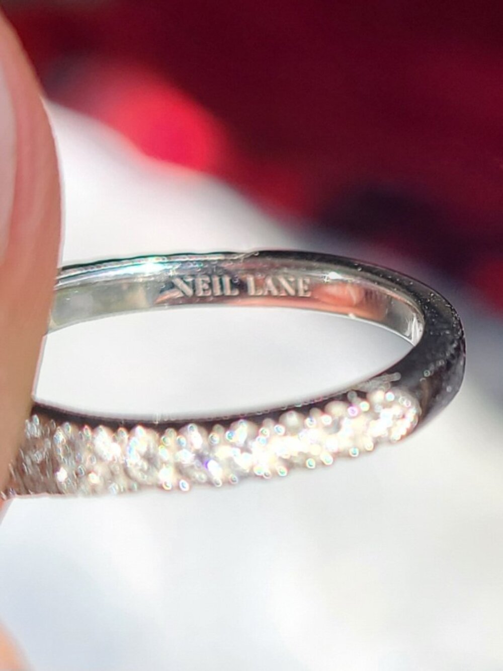 Neil Lane Oval Amethyst and Diamond Ring - Picture 7 of 8